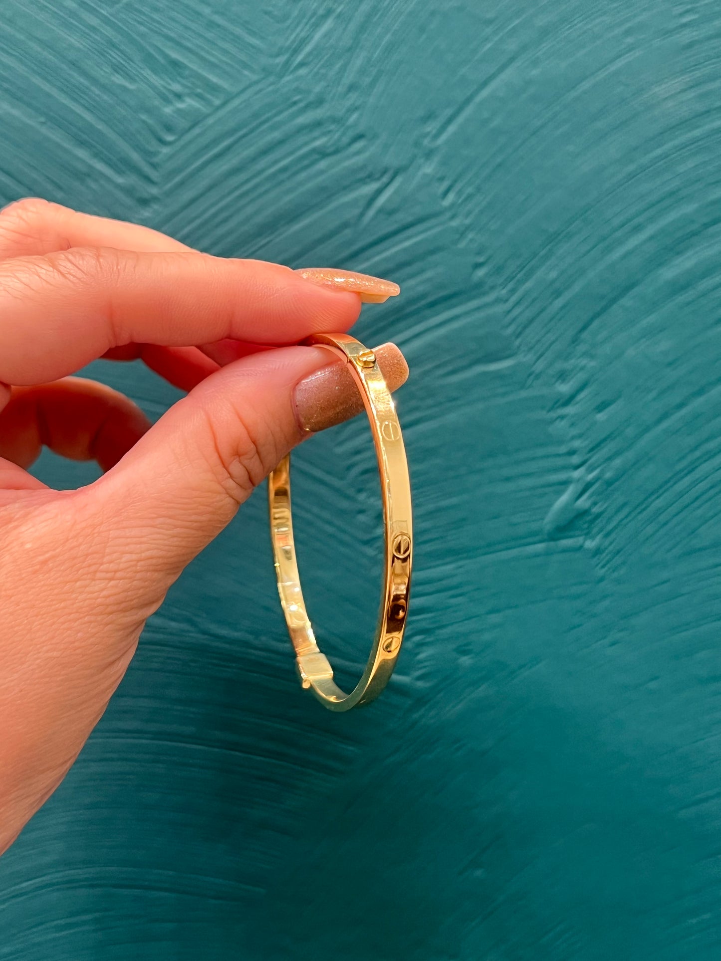 Aro CRT CON LLAVE / 16 cm / 5.2 GR / ORO ITALIANO