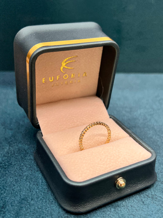 Anillo dama tipo churumbela Oro nacional - 1.6 gr