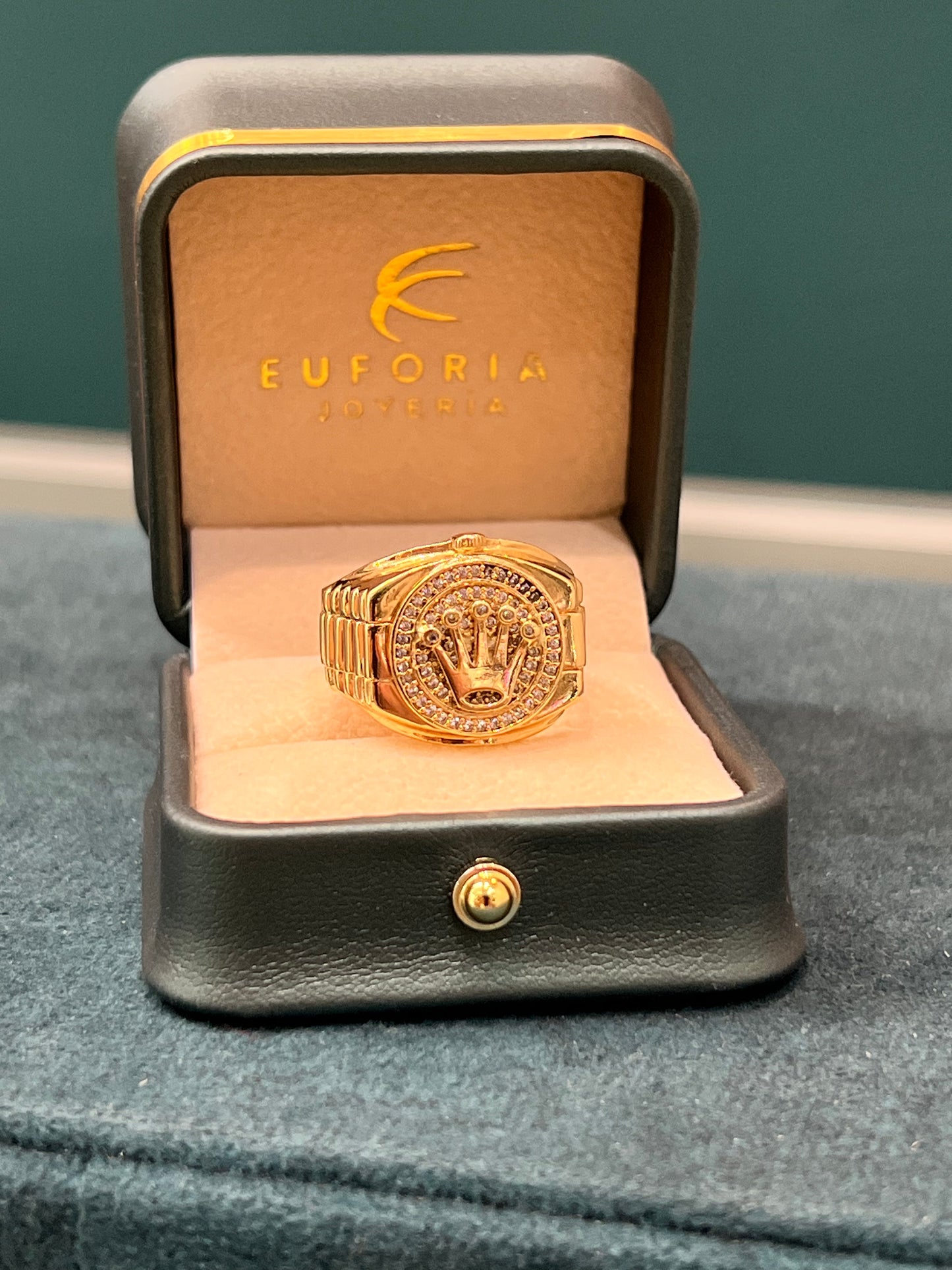 Anillo Rolex de caballero -Oro nacional / 10.6 gr - talla 11