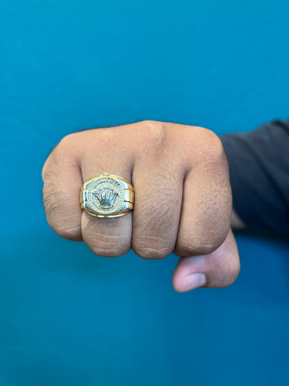 Anillo Rolex de caballero -Oro nacional / 10.6 gr - talla 11