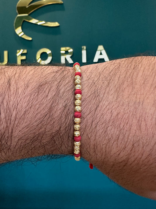 Manilla tejida - 21 balines número 4 mm y 2 punteras 3 mm