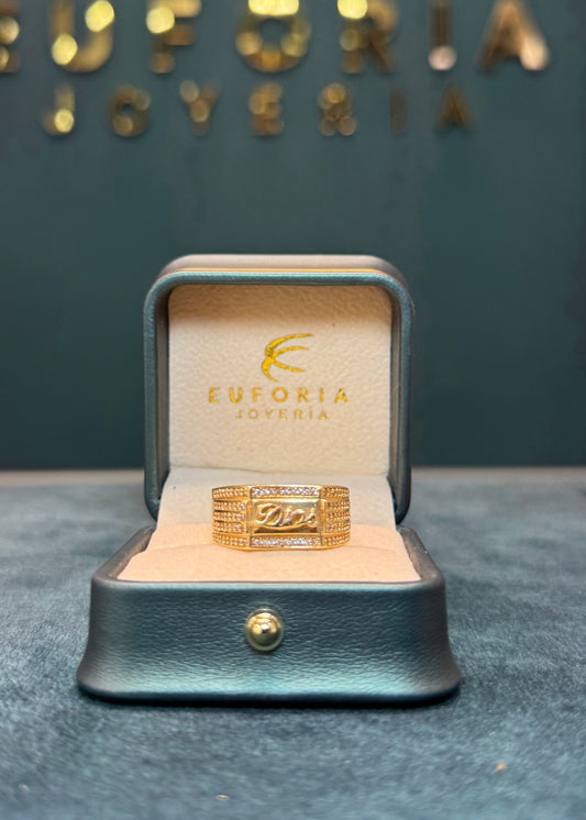 ANILLO DIOS / TALLA 11 / 10.1GR