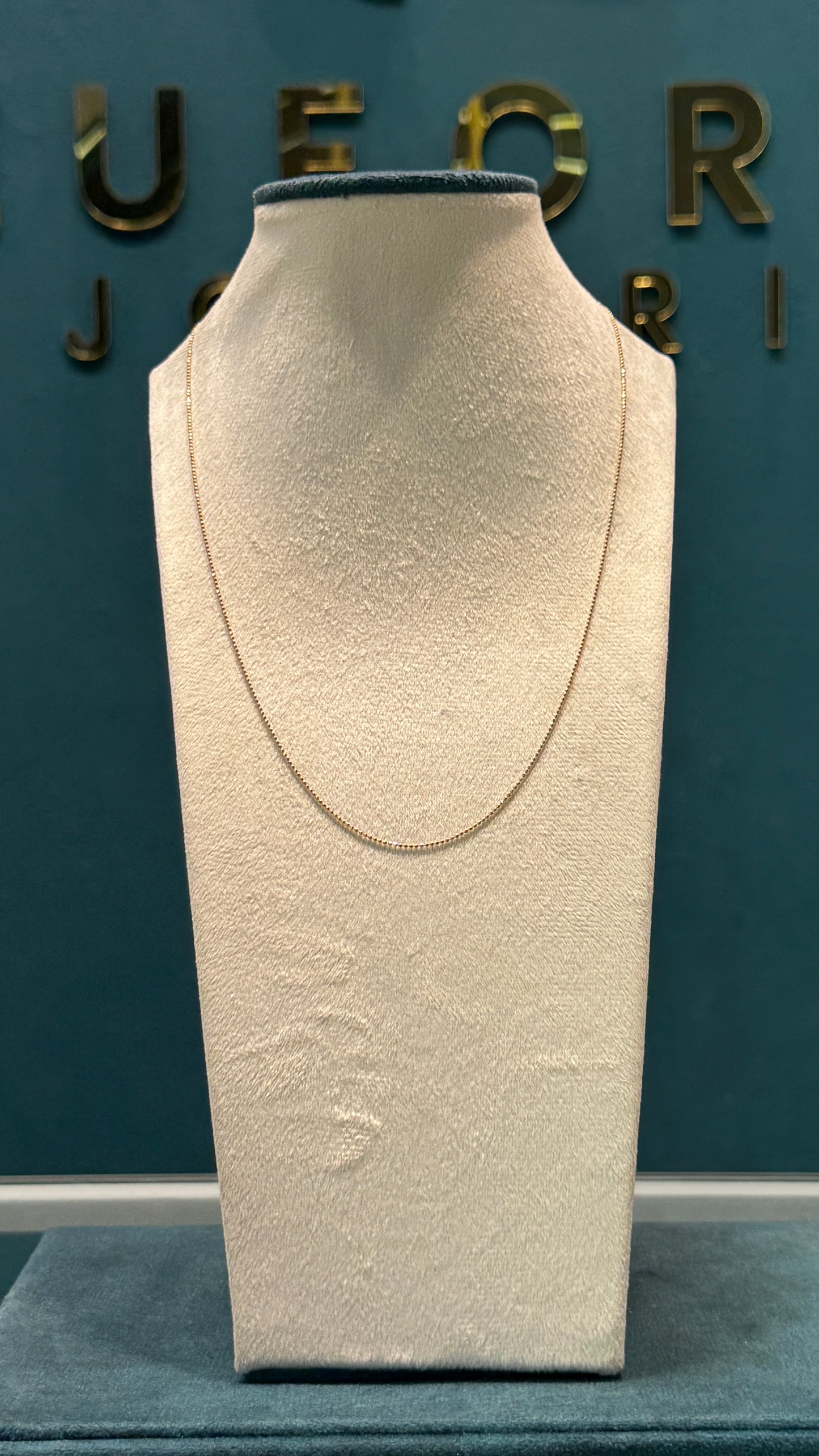 CADENA oro rosa / 2.1 gr / 50 cm / oro italiano