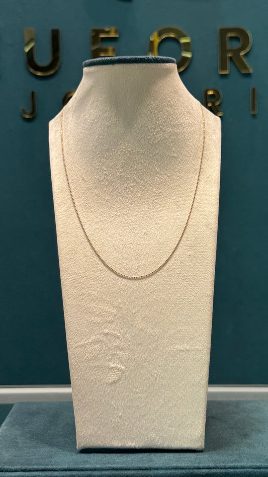 CADENA oro rosa / 2.1 gr / 50 cm / oro italiano