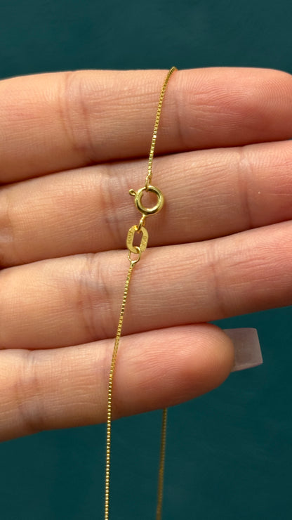 CADENA tejido veneciano / 1.3 gr / 45 cm / oro italiano
