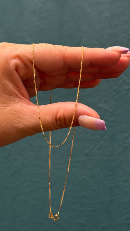 CADENA tejido veneciano / 1.8 gr / 50 cm / oro italiano