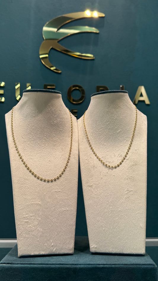 CADENA tejido GCC / oro nacional